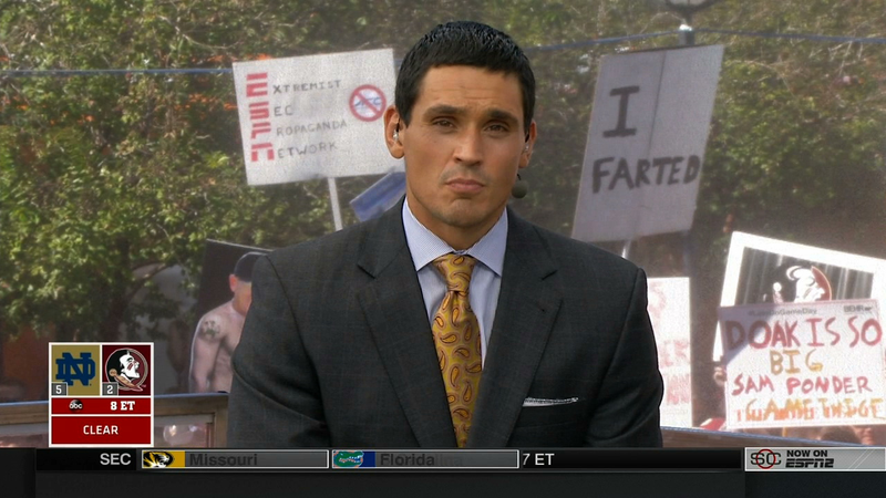 Illustration for article titled Rape Jokes Everywhere: Your College GameDay Sign Roundup